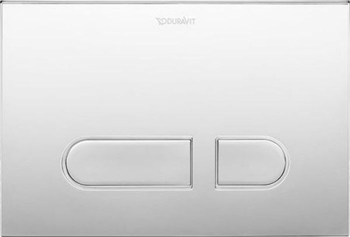 Duravit DuraSystem placca di comando per WC cromo lucido WD5001021000