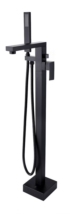 Besco Varium rubinetto per vasca e doccia a terra nero BW-V-CZ