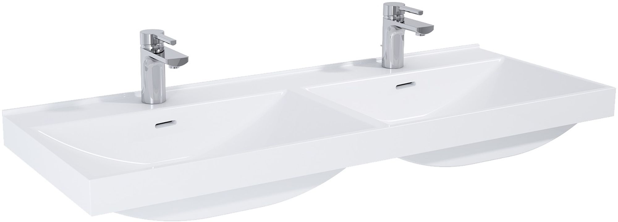 Elita Maxxi lavabo 121x46 cm rettangolare da mobile bianco RE041200078060