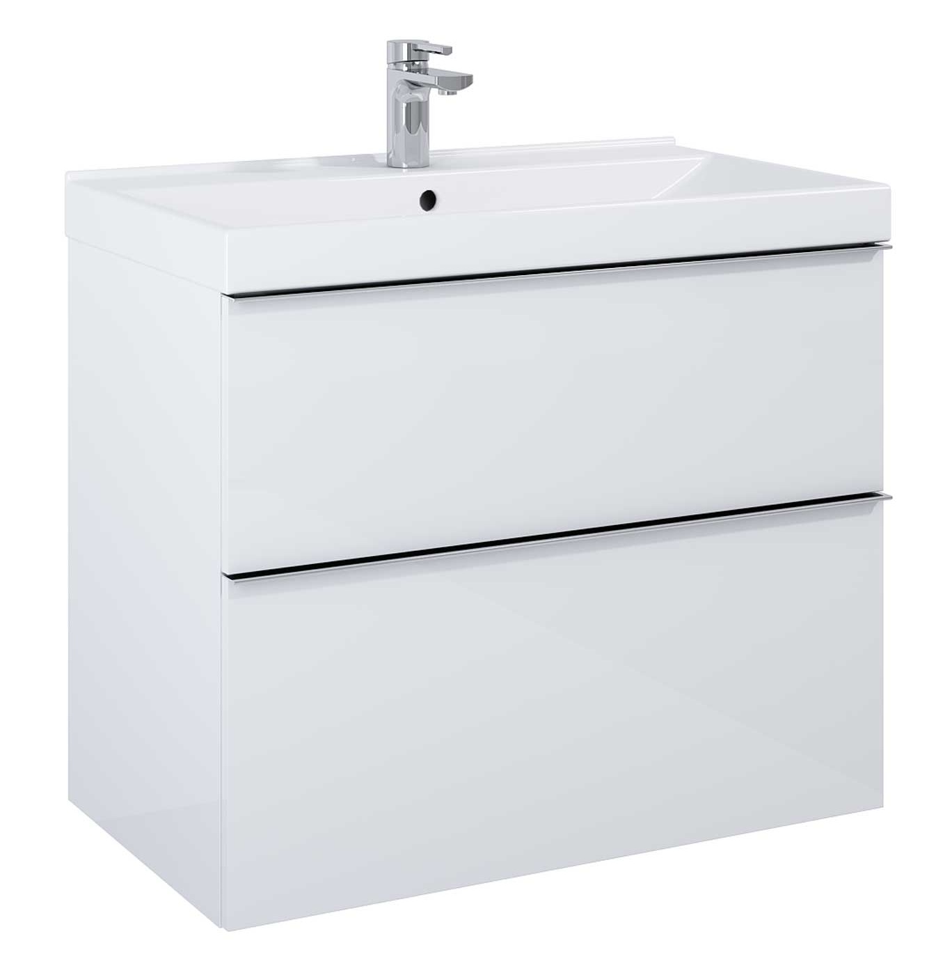 Elita Look armadietto 80x44.9x63.5 cm sottolavabo sospeso bianco 167081
