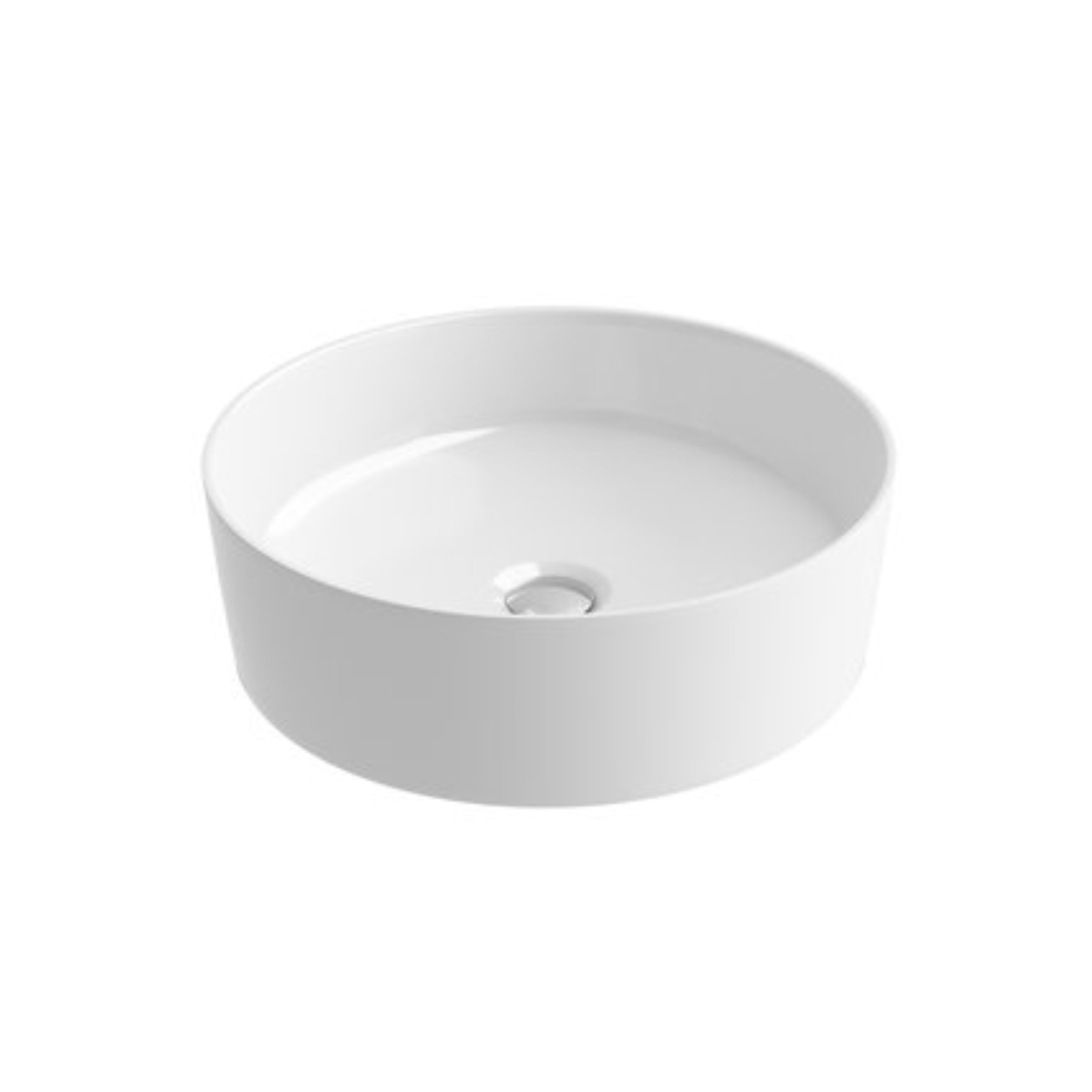 Ravak Uni lavabo 40x40 cm rotonda da appoggio bianco XJX01140002