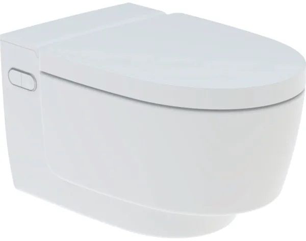 Geberit AquaClean vaso con sedile bidet sospeso senza brida con scarico a vortice bianco 146.202.11.1