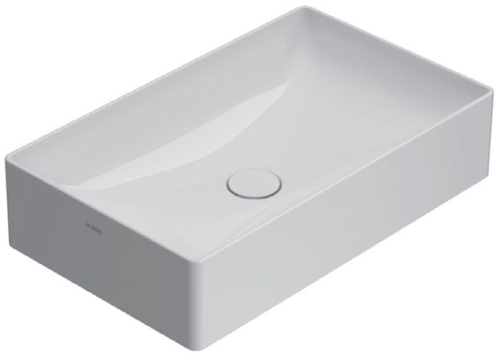 Globo T-Egde lavabo 61x37 cm rettangolare da appoggio bianco lucida B6R63.BI