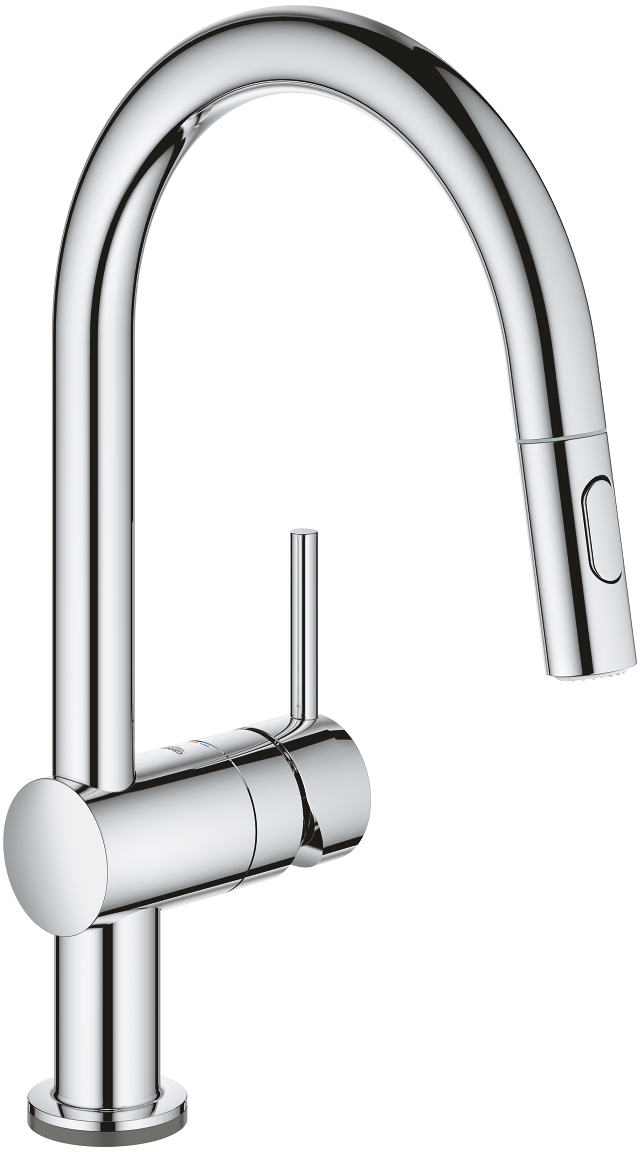 Grohe Minta rubinetto da cucina verticale StarLight Chrome 31358002