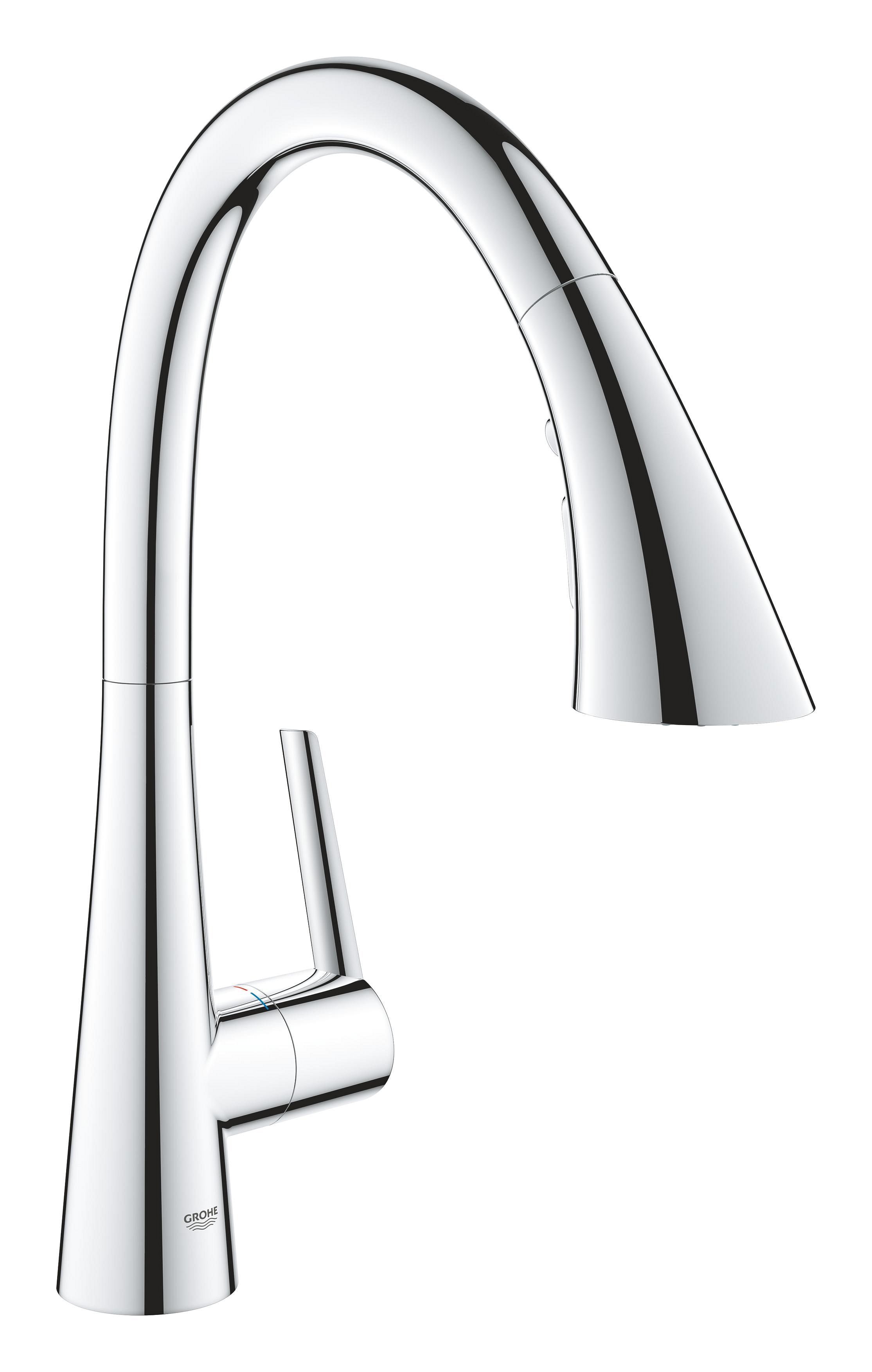 Grohe Zedra rubinetto da cucina verticale StarLight Chrome 32294002