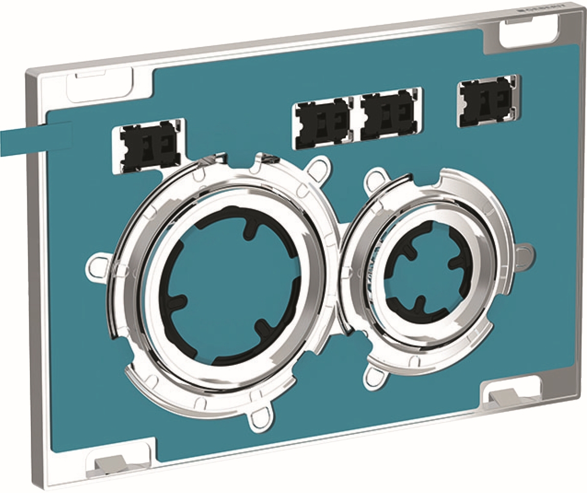 Geberit Sigma50 placca di comando per WC cromo lucido 115.884.00.1