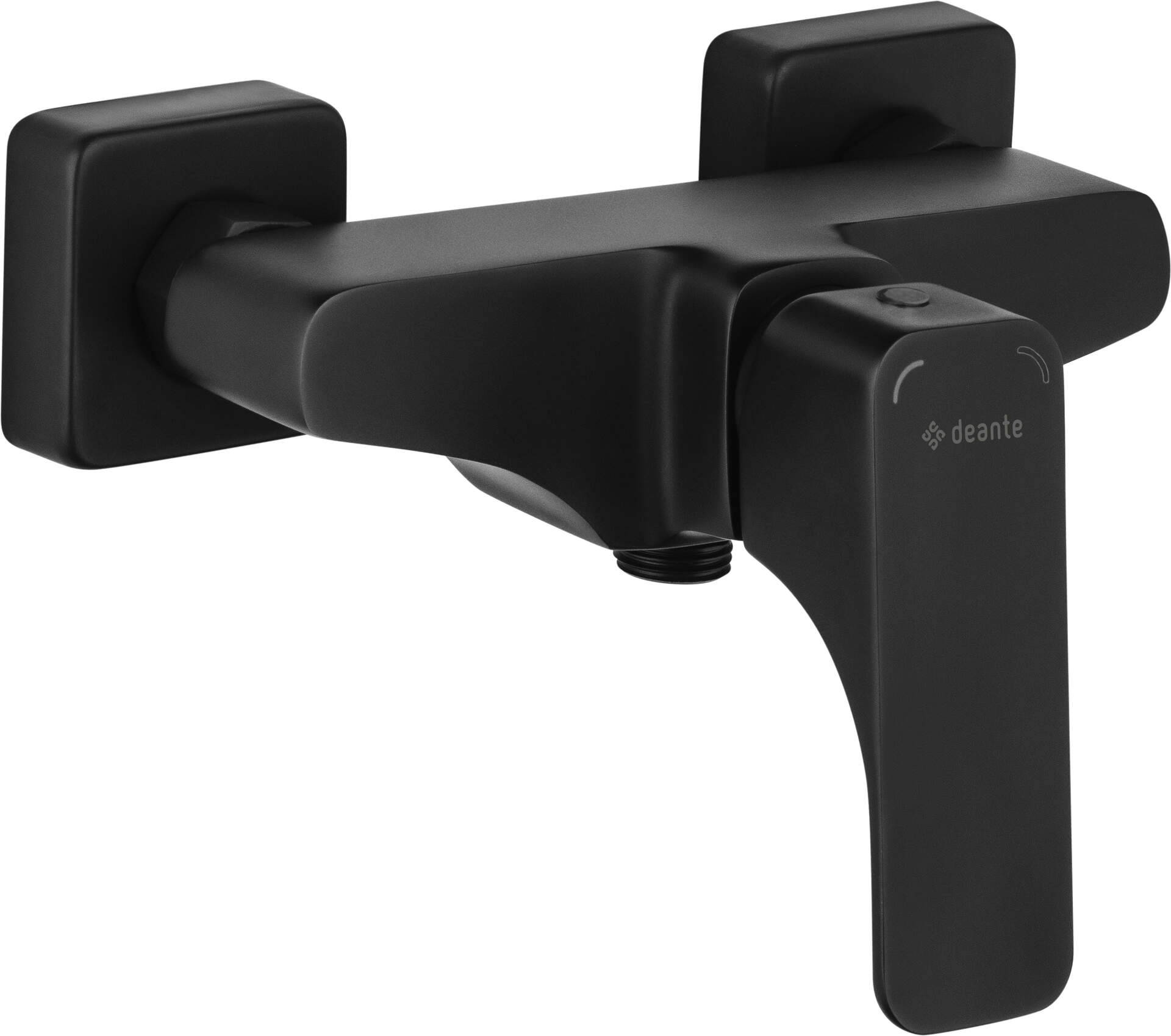 Deante Hiacynt Nero rubinetto per doccia a parete nero BQHN40M