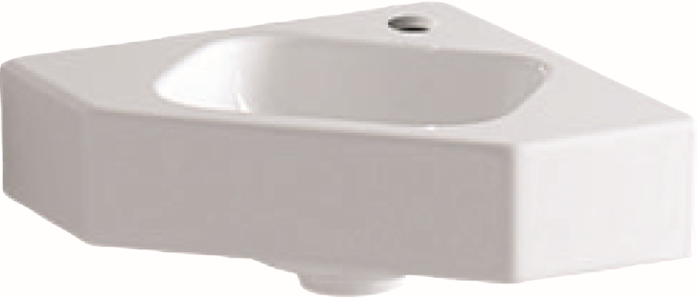 Geberit iCon lavabo 33x27.5 cm angolare a parete bianco 124729000
