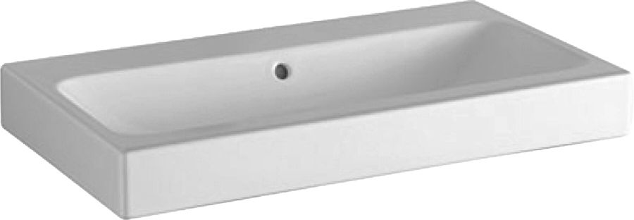 Geberit iCon lavabo 75x48 cm rettangolare a parete-da mobile bianco 124078000