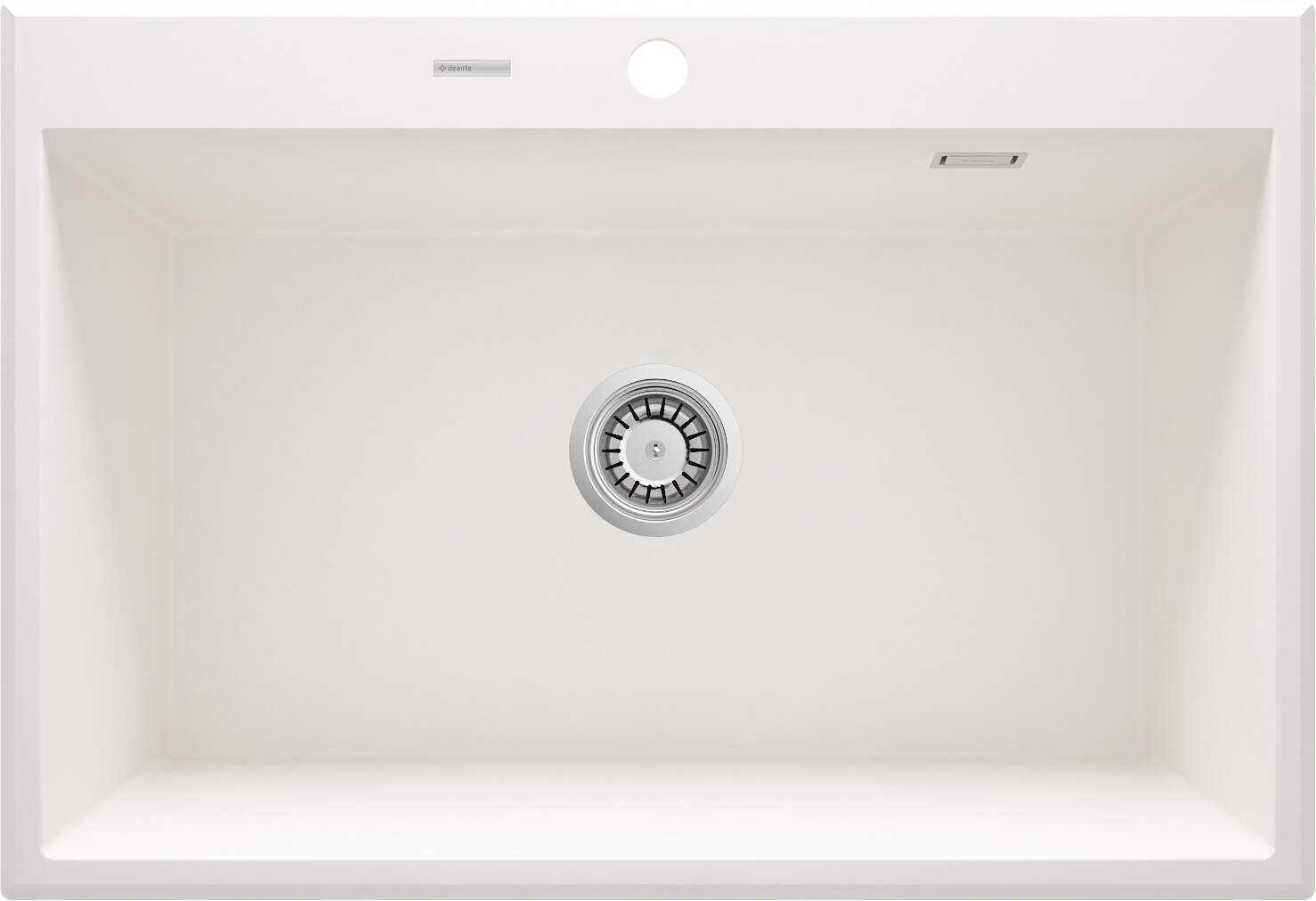 Deante Eridan lavello in granito 70x52 cm bianco ZQE_A103