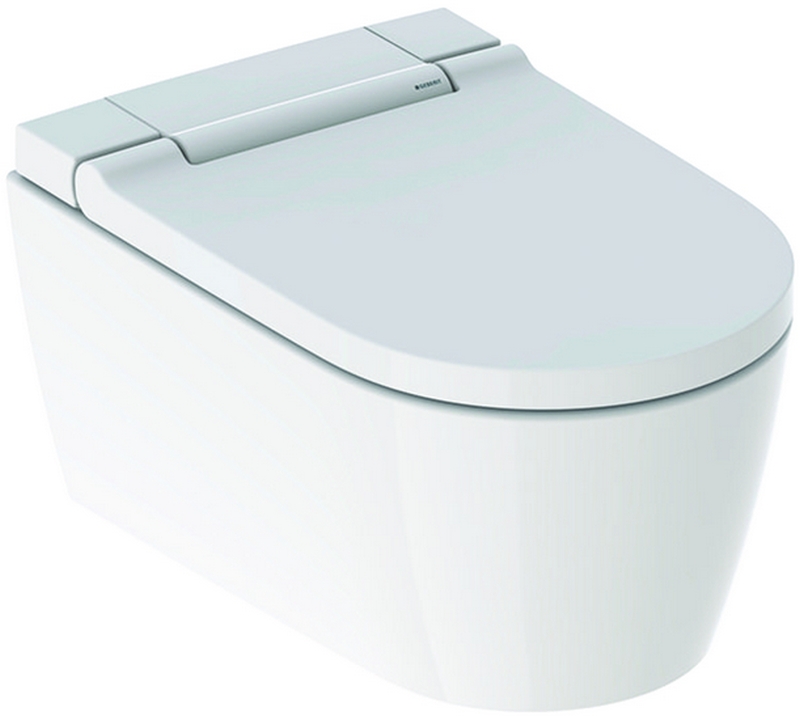 Geberit AquaClean vaso con sedile bidet sospeso senza brida con scarico a vortice bianco 146.222.11.1