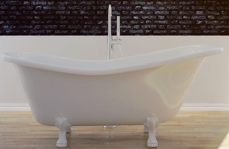Besco Otylia vasca da bagno freestanding 170x70 cm ovale #WKO-170WO+BBEZPRZELEWU