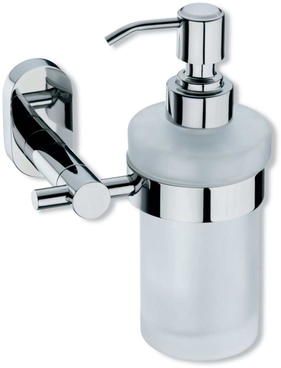 Kela Lucido dispenser di sapone liquido 250 ml acciaio-vetro 22695
