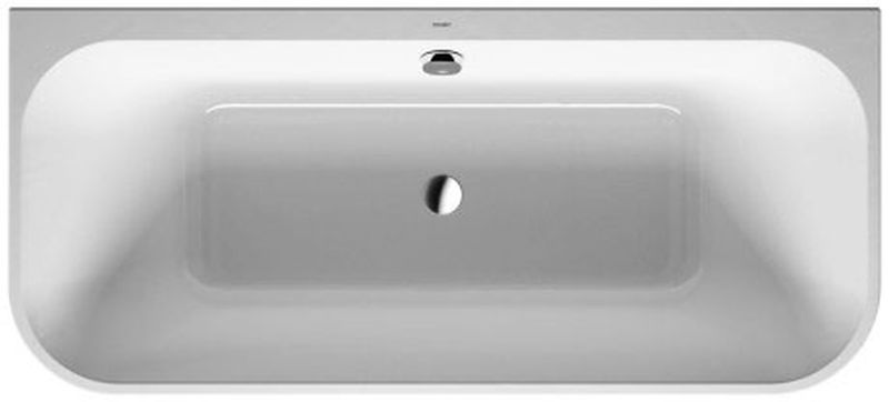 Duravit Happy D.2 vasca da bagno a parete 180x80 cm rettangolare bianco 700451800000000