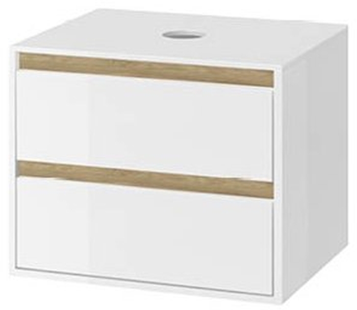 Excellent Tuto armadietto 60x45.7x49.4 cm sottolavabo sospeso bianco -rovere MLEX.0104.600.WHBL