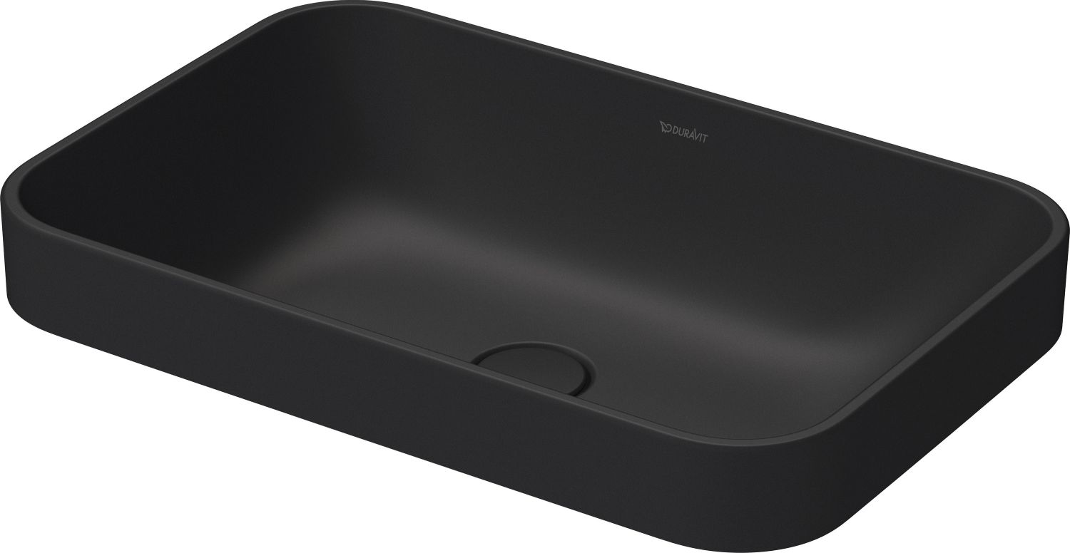 Duravit Happy D.2 lavabo 60x40 cm rettangolare da appoggio antracite 2359601300