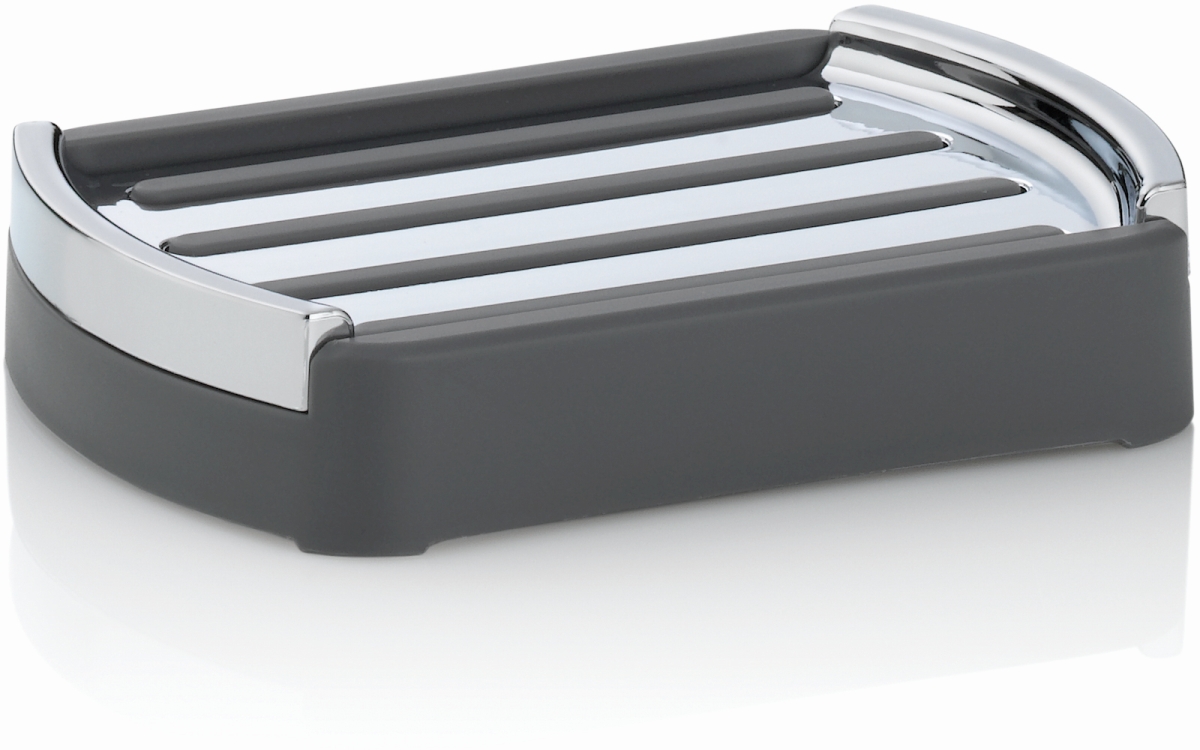 Kela Marta portasapone da appoggio grigio 24195