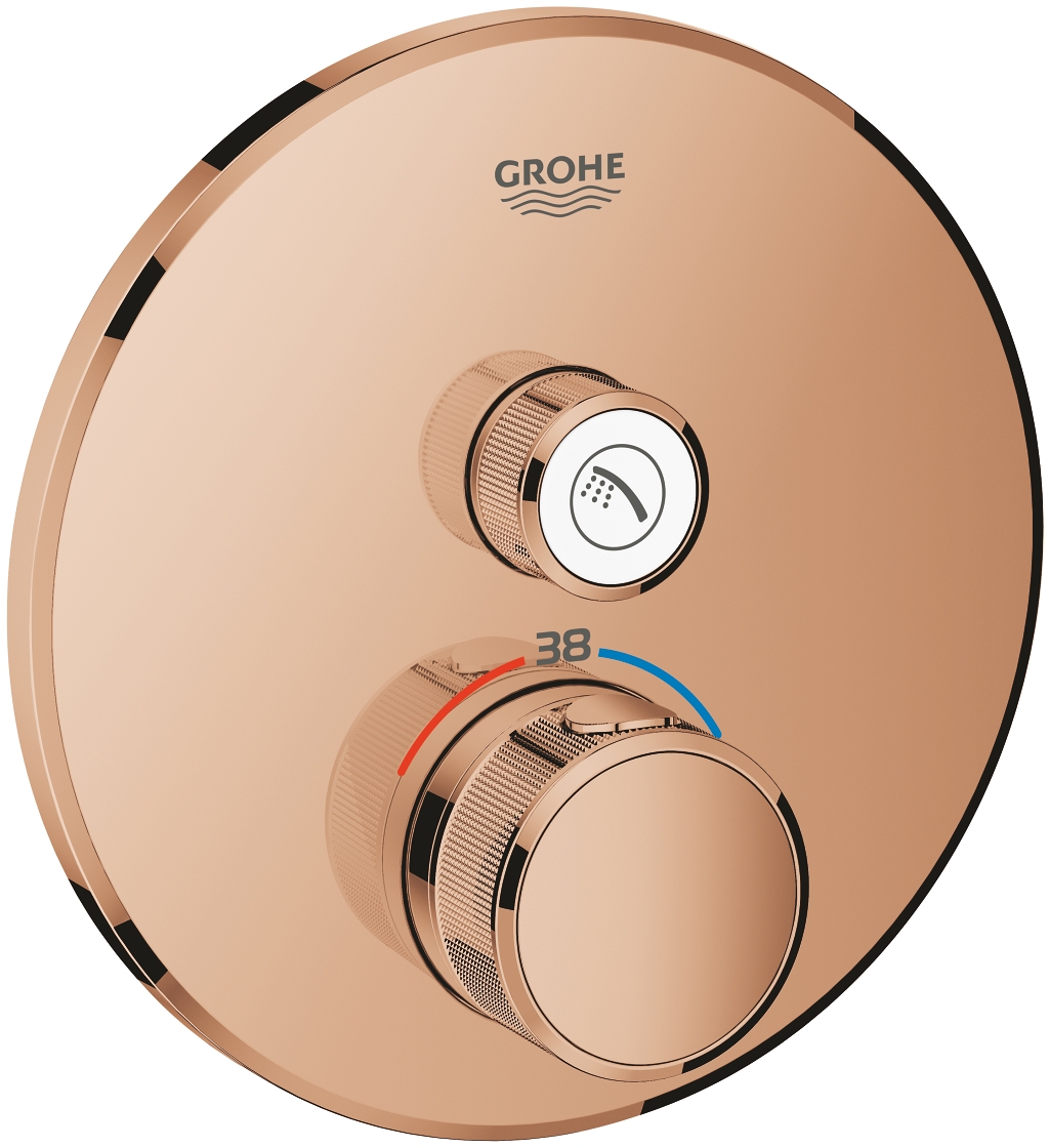Grohe Grohtherm SmartControl rubinetto per doccia da incasso con termostato Warm Sunset 29118DA0