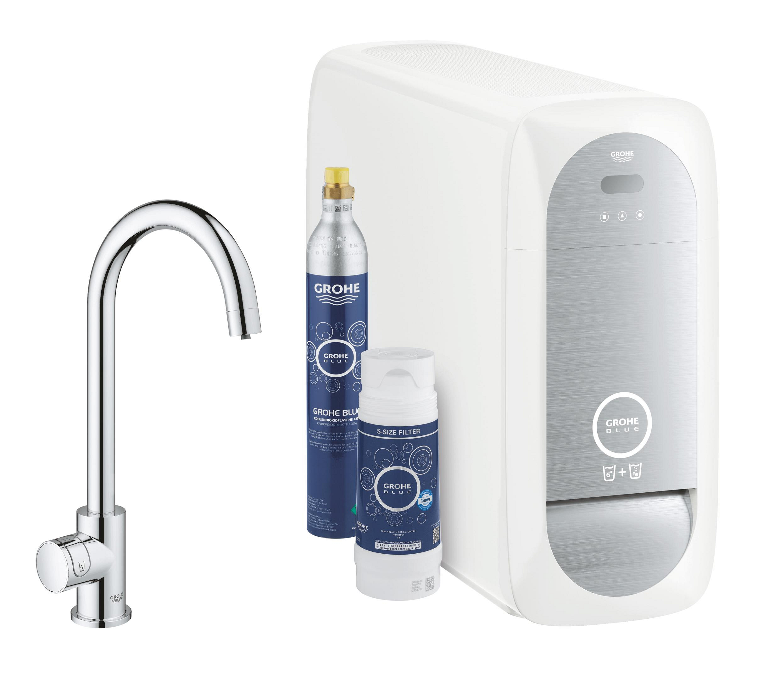 Grohe Blue rubinetto da cucina verticale cromo 31498001