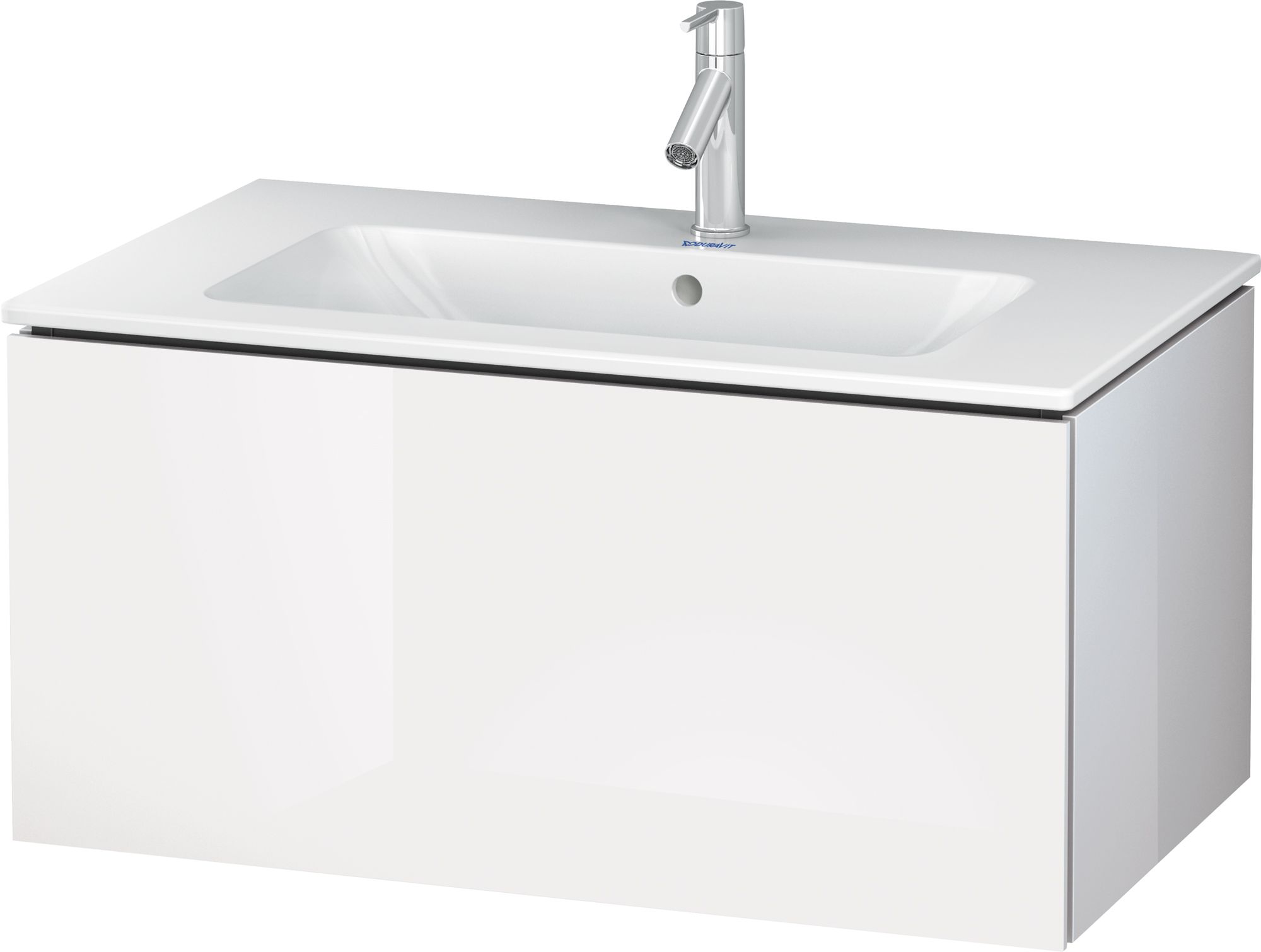 Duravit L-Cube armadietto 82x48.1x40 cm sottolavabo sospeso bianco LC614108585