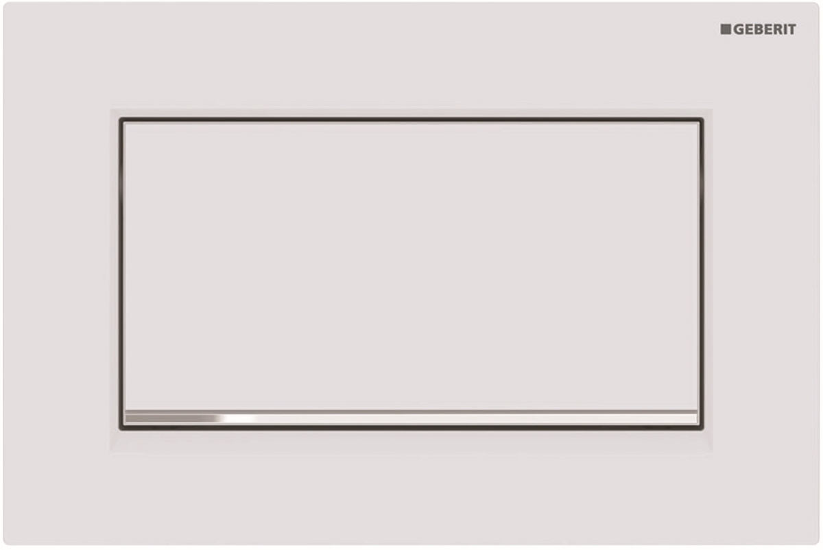 Geberit Sigma10 1M placca di comando per WC cromo lucido-bianco 115.893.JT.1
