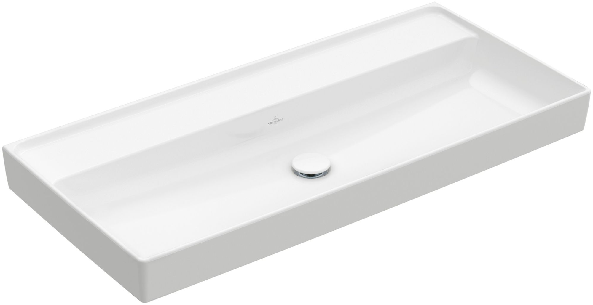 Villeroy & Boch Collaro lavabo 100x47 cm rettangolare a parete-da mobile bianco 4A33A301