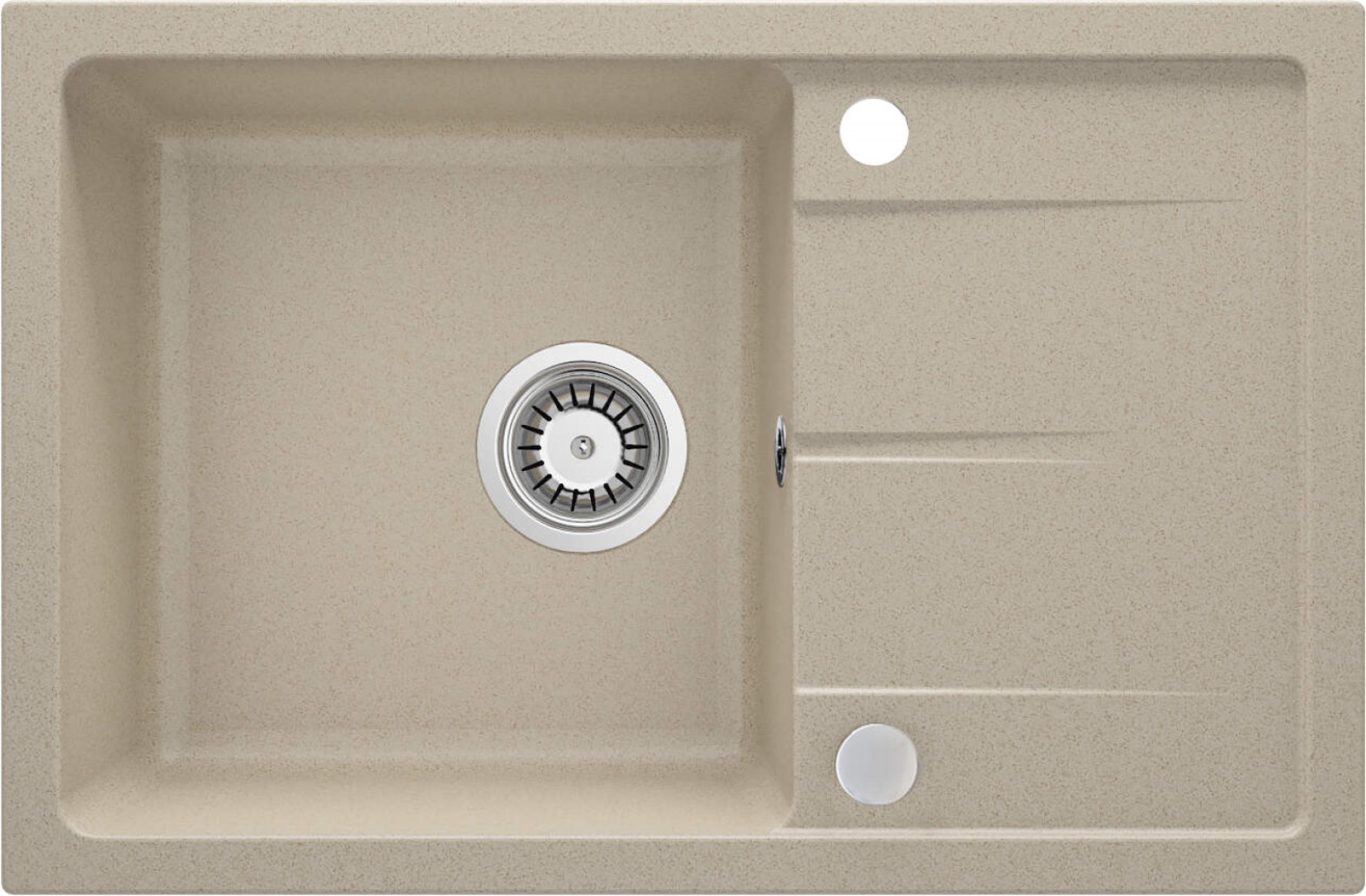 Deante Leda lavello in granito 67x44 cm beige ZRD_7113