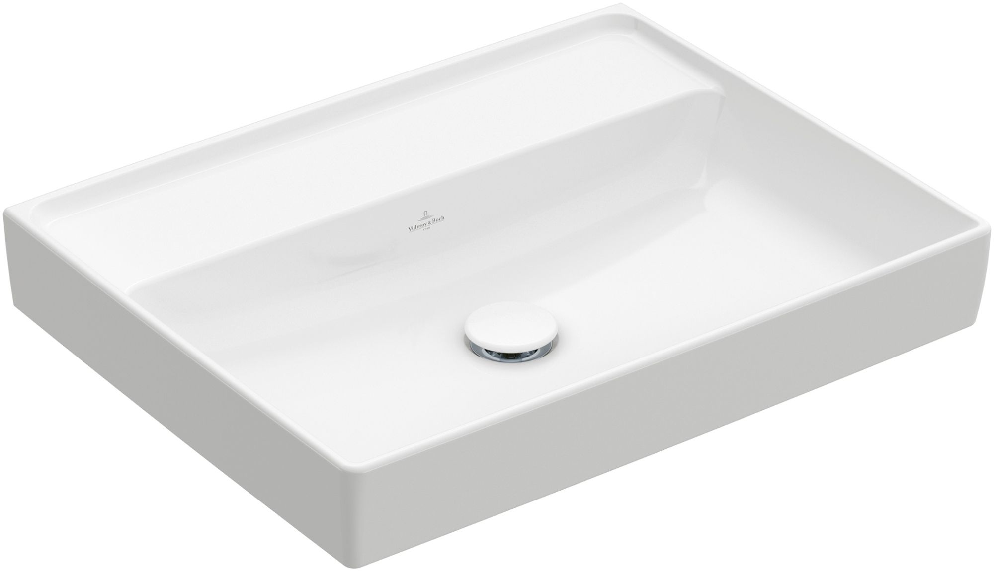 Villeroy & Boch Collaro lavabo 60x47 cm rettangolare a parete-da mobile bianco 4A336301