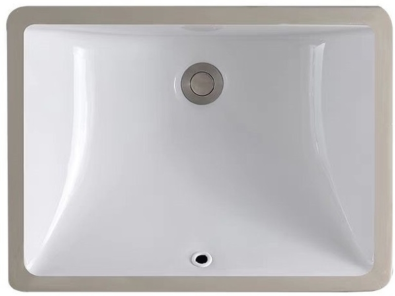 Rea Adela lavabo 46x33 cm rettangolare sottopiano bianco REA-U6653