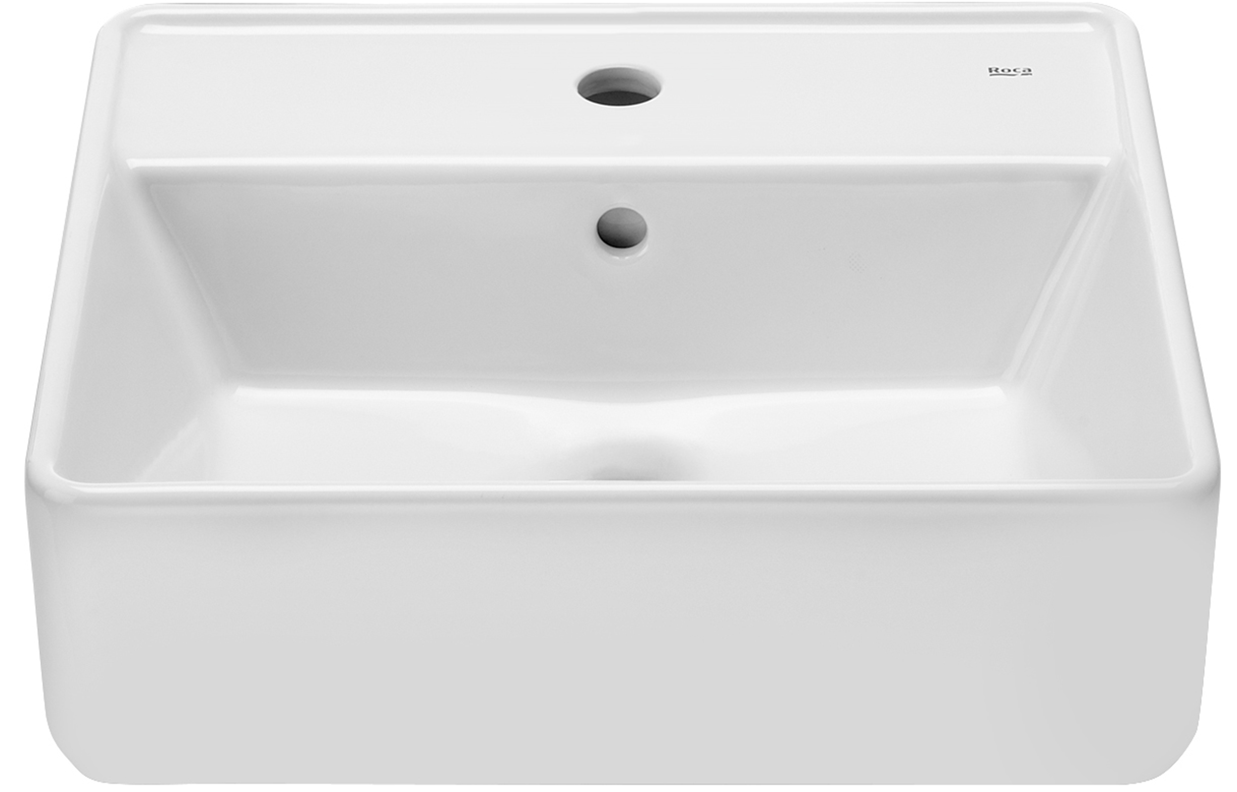Roca Gap lavabo 42x39 cm rettangolare da appoggio bianco A3270MM000
