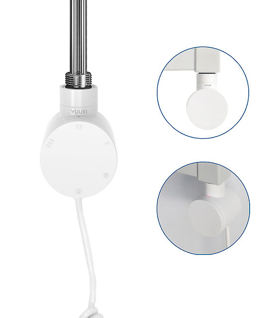 Instal Projekt Yuuki riscaldatore elettrico 300 W cromo YUUKI-03C3