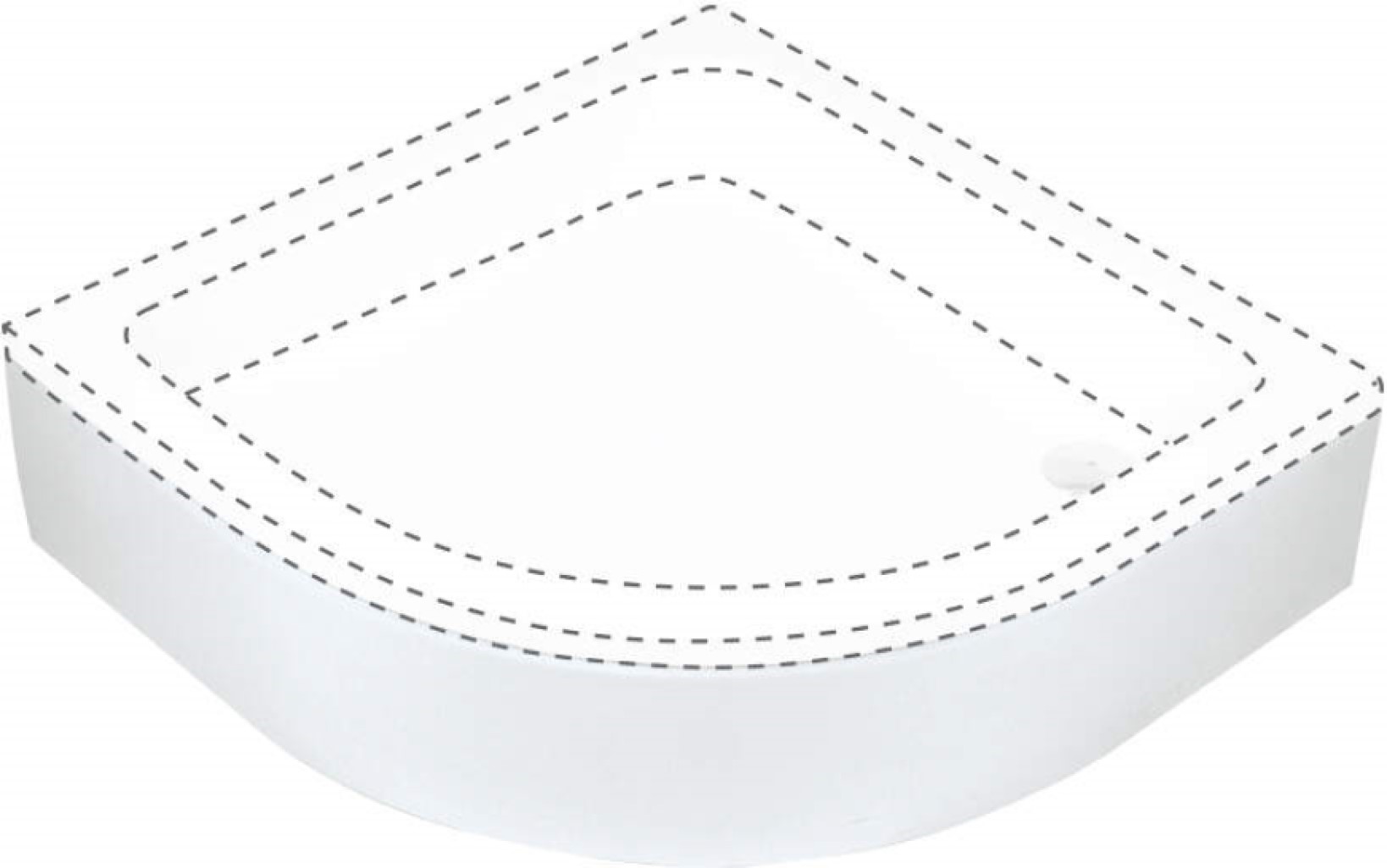 Deante Plus II rivestimento per piatto doccia KTU_031O