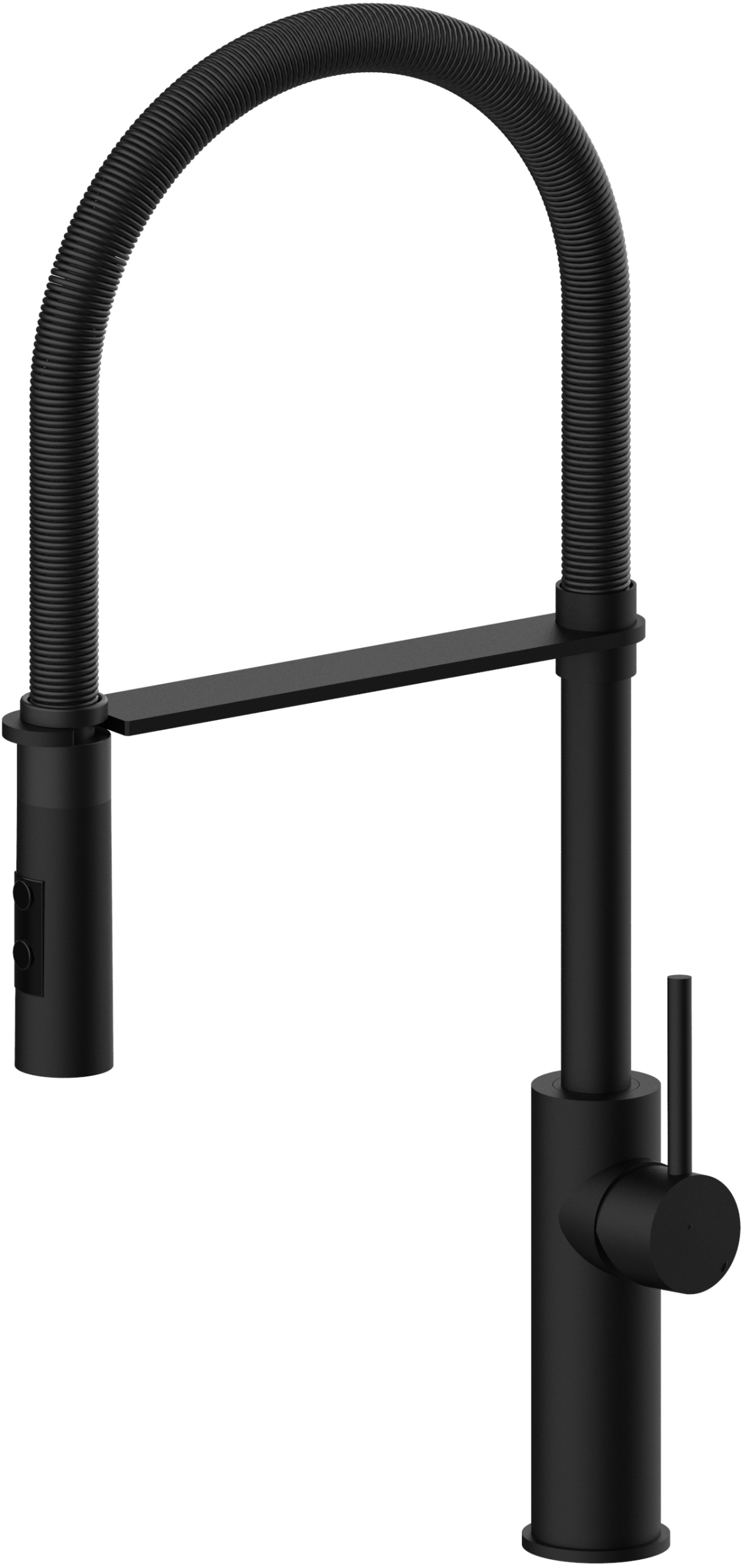 Paffoni Light rubinetto da cucina verticale nero LIG179NONO