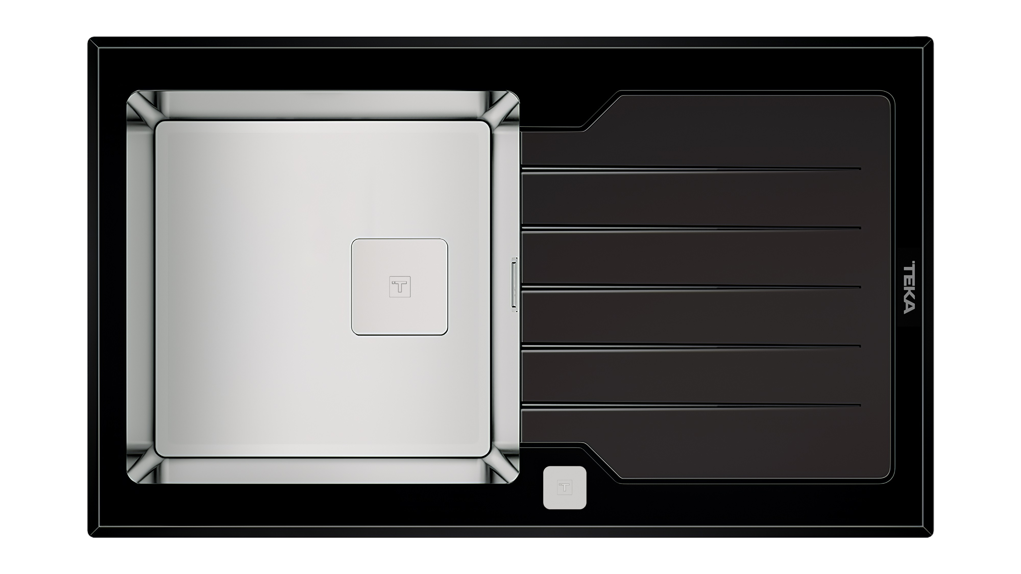 Teka Diamond lavello in acciaio 86x51 cm nero 115100011
