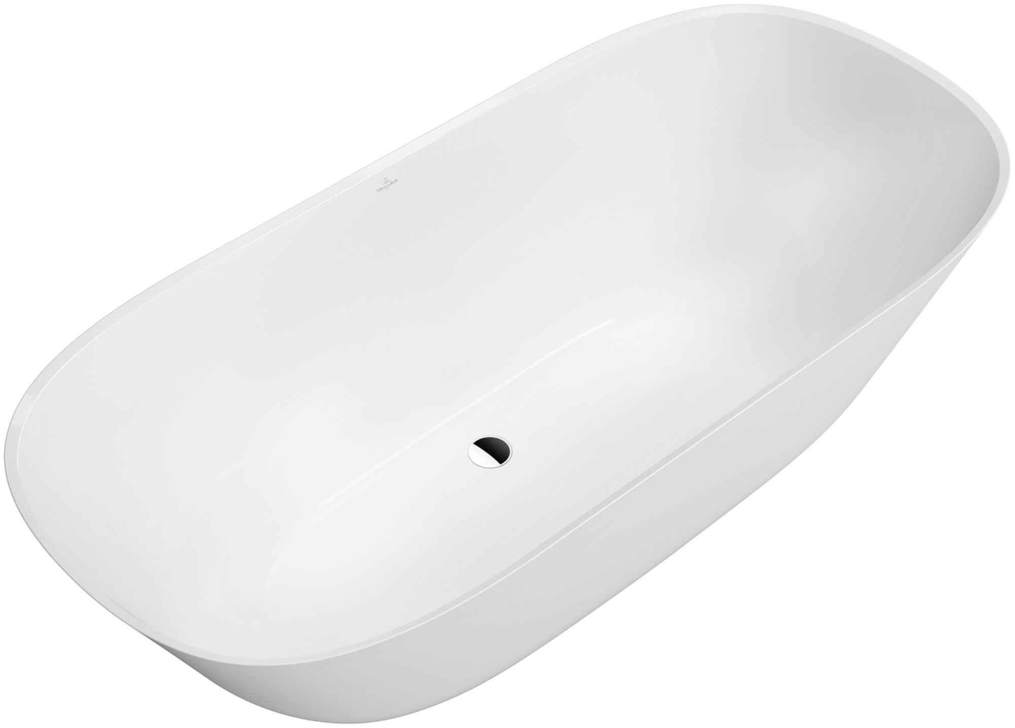 Villeroy & Boch Theano vasca da bagno freestanding 175x80 cm ovale bianco UBQ175ANH7F200V-01