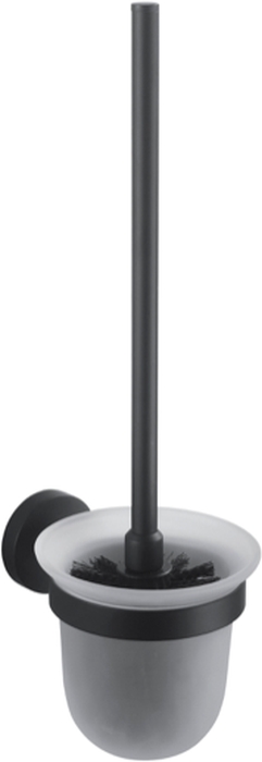 Stella Classic scopino wc avvitato vetro-nero 07.430-B