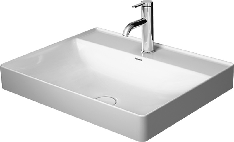 Duravit DuraSquare lavabo 60x47 cm rettangolare da appoggio bianco 23546000411