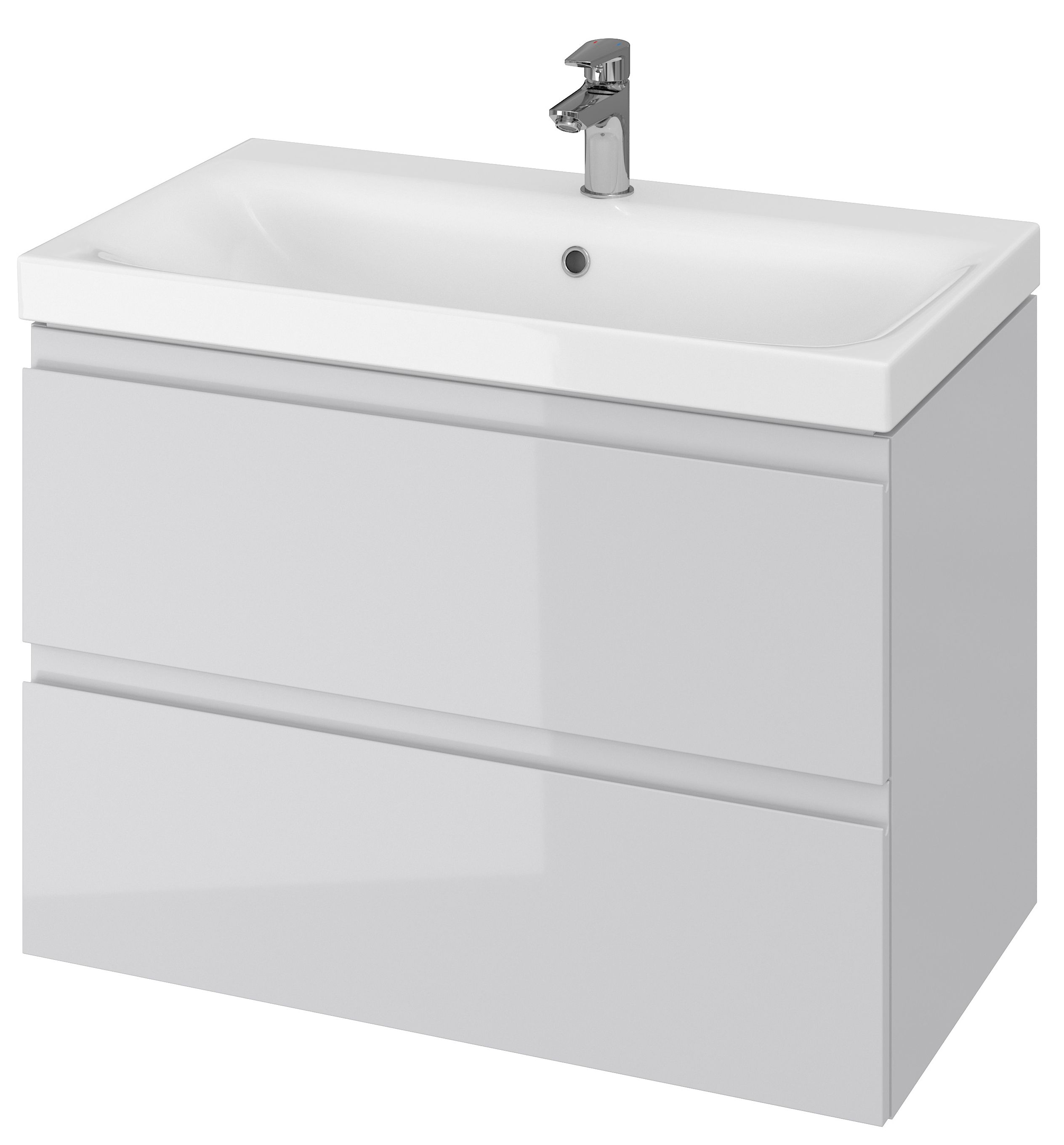 Cersanit Moduo lavabo con armadietto 80 cm grigio S801-220-DSM