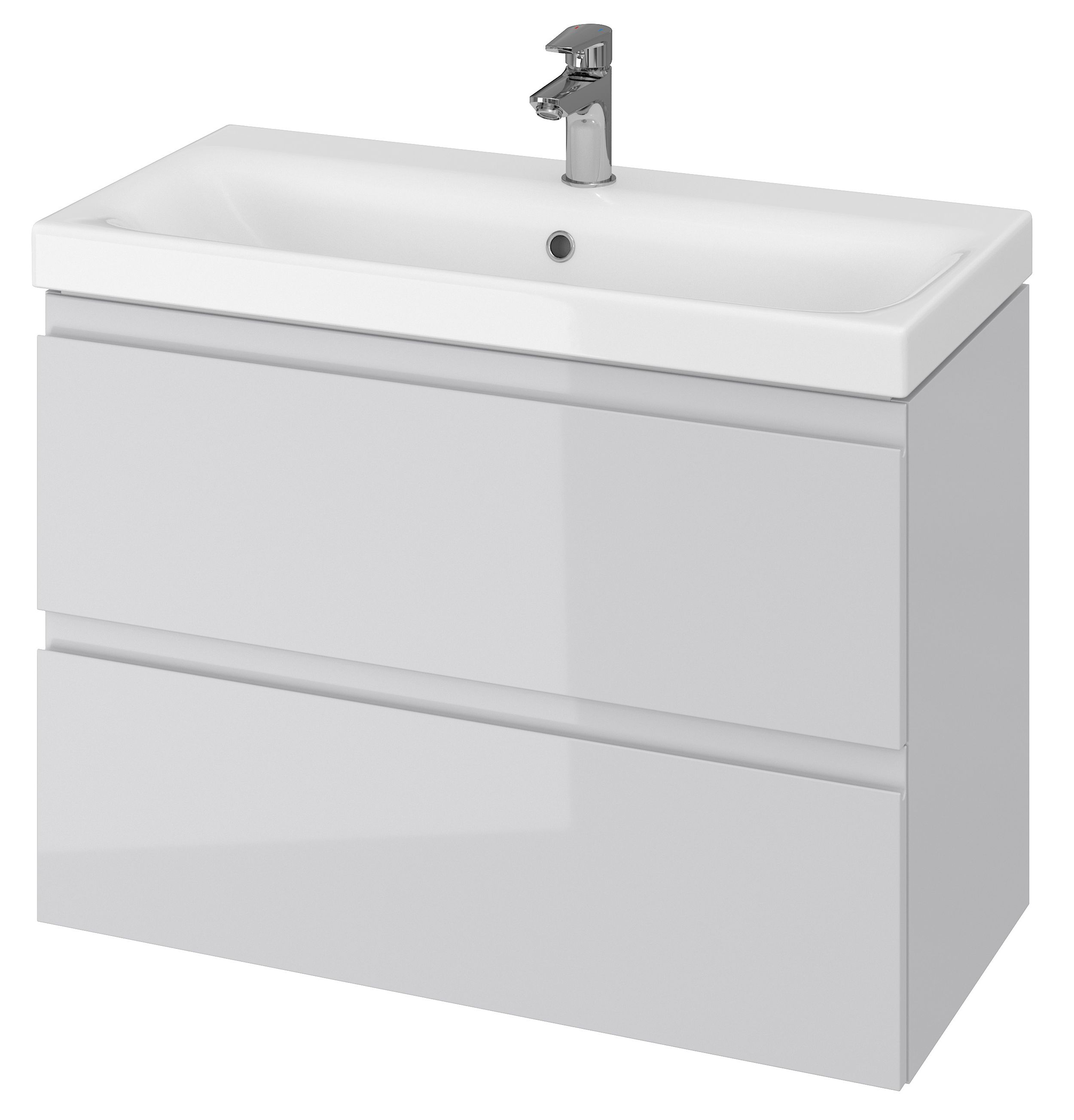 Cersanit Moduo lavabo con armadietto 79.5 cm grigio S801-224-DSM