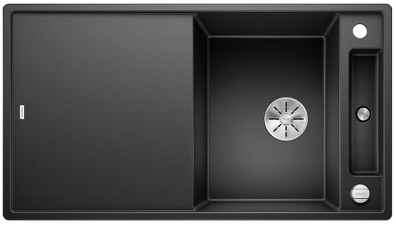 Blanco Axia III 5 S lavello in granito 91.5x51 cm antracite 523205