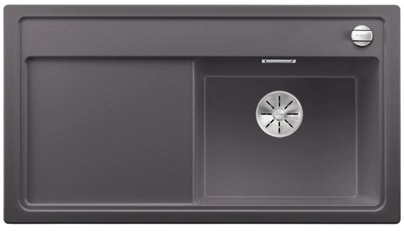 Blanco Zenar 5 S lavello in granito 91.5x51 cm grigio/grafite/inox 523935