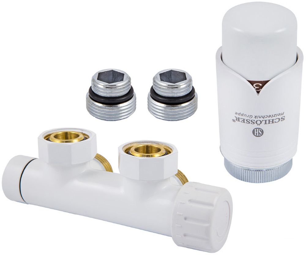 Schlosser set termostatico bianco 602100001