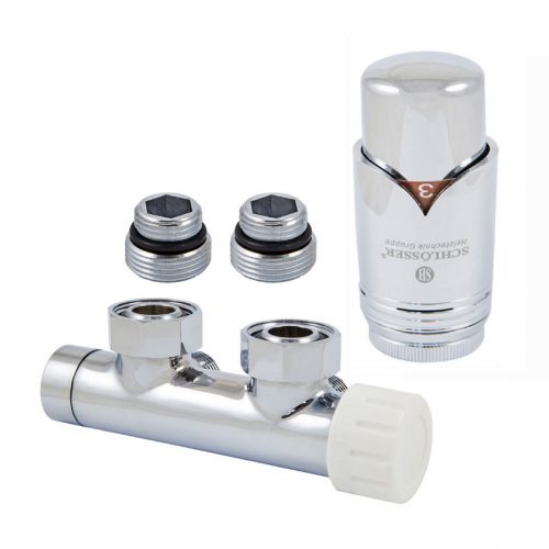 Schlosser set di allaccio bianco 612100001