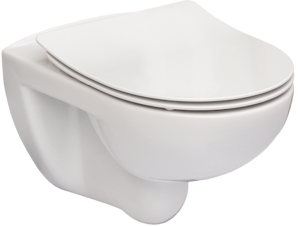 Roca Victoria vaso wc con copriwater a discesa lenta sospeso si bianco A34H398000