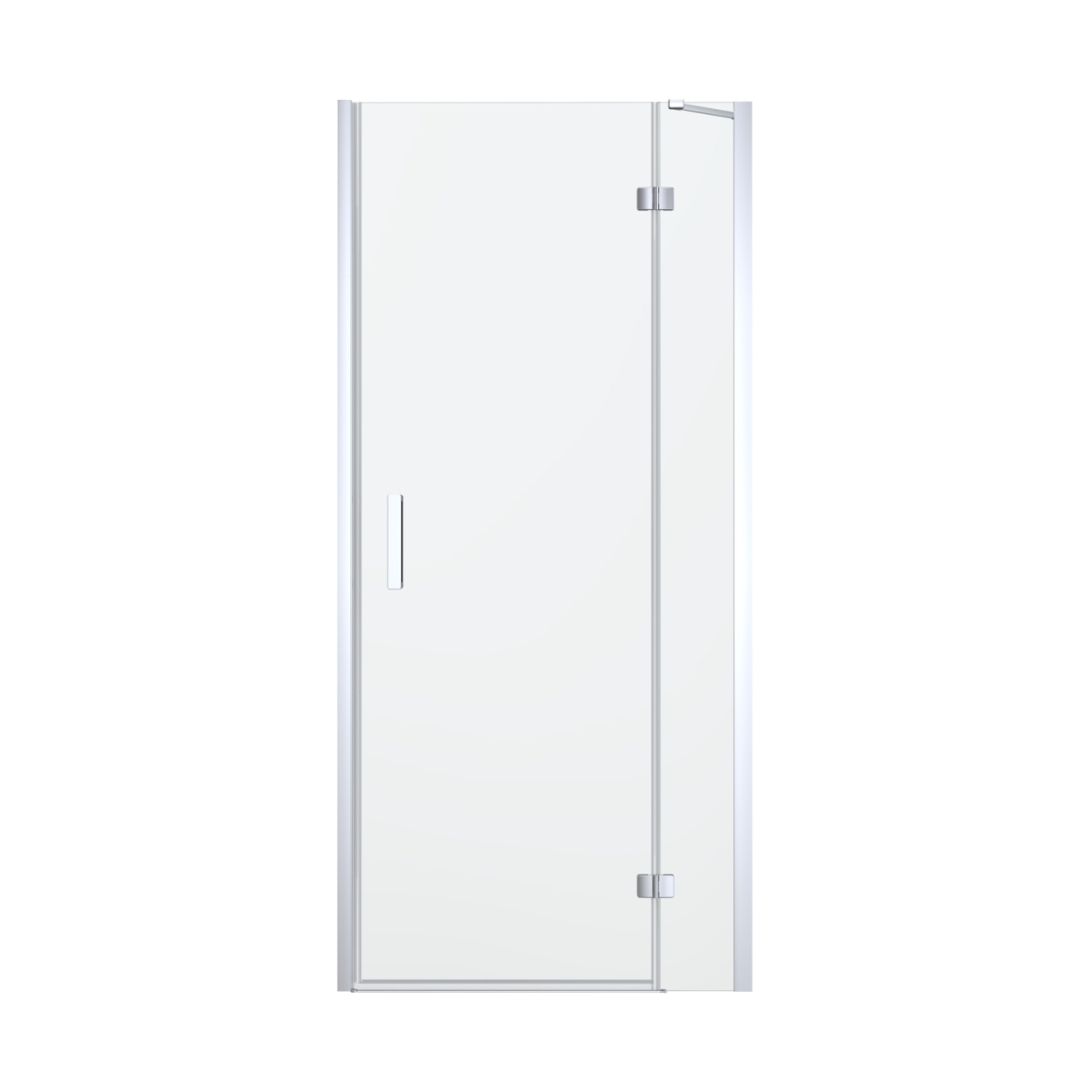 Oltens Disa porta doccia 120 cm a battente cromo lucida/vetro trasparente 21206100