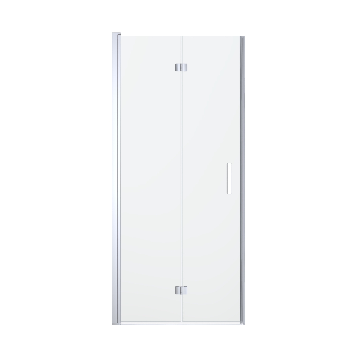 Oltens Trana porta doccia 100 cm pieghevole cromo lucida/vetro trasparente 21209100