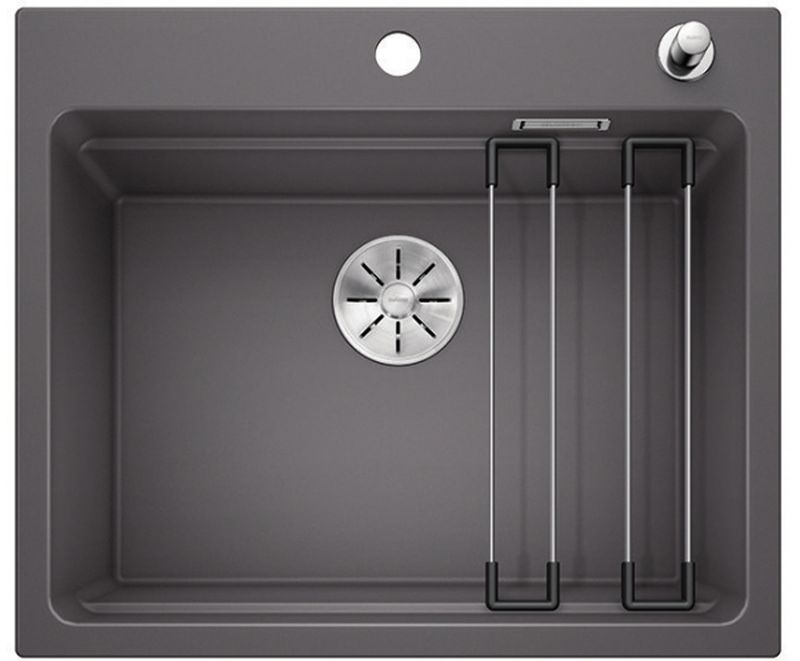 Blanco Etagon 6 lavello in granito 60x51 cm grigio/grafite/inox 524530