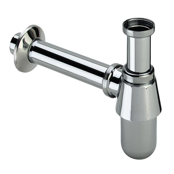 Viega sifone per lavabo a bottiglia cromo 100674
