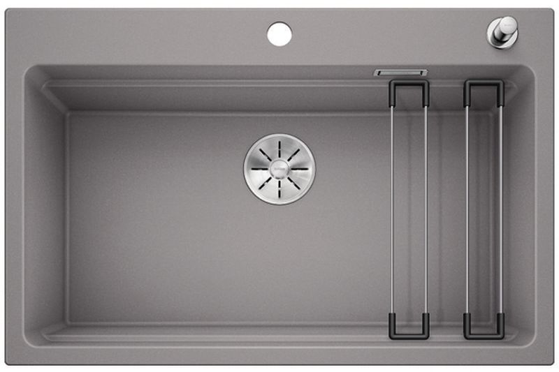 Blanco Etagon 8 lavello in granito 78x51 cm grigio/grafite/inox 525179