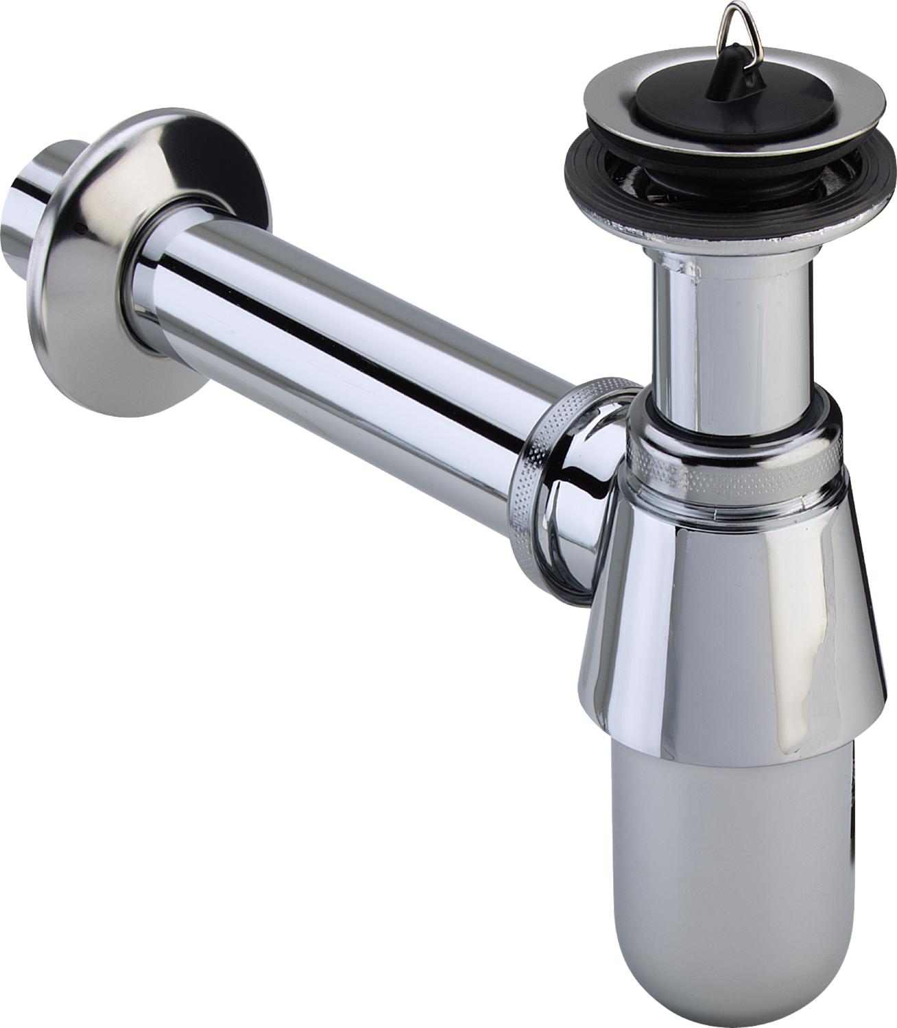 Viega sifone per lavabo a bottiglia cromo 102845